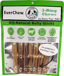 Bizzy Pup's EverChew 3-Ring System - Bully Stick SafetyChew